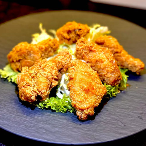 Poulet frit croustillant doré